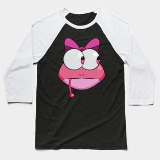 Ms. Pink Frog Baseball T-Shirt